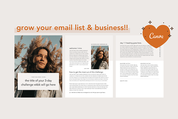 3 Day Challenge Lead Magnet | Canva in Magazine Templates - product preview 1