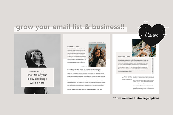 4 Day Challenge Lead Magnet | Canva in Magazine Templates - product preview 1