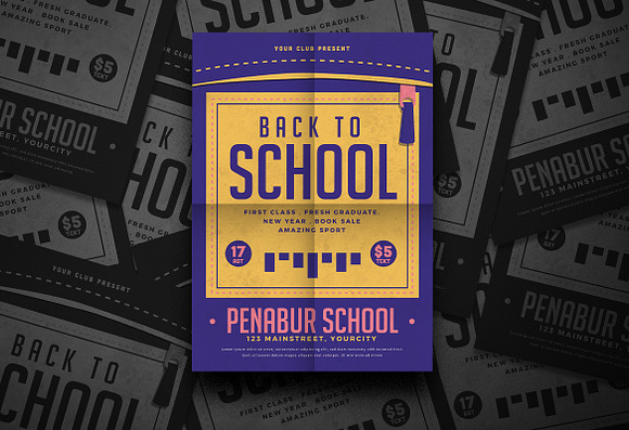Back To School in Flyer Templates - product preview 1