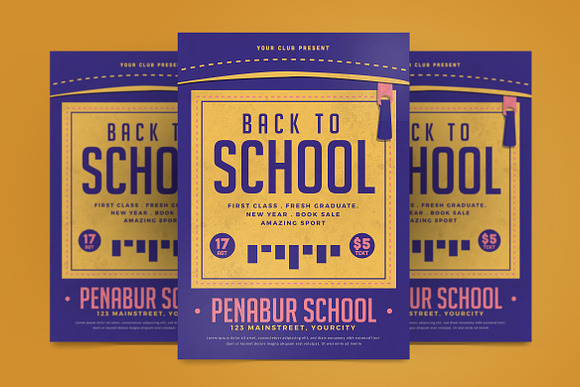 Back To School in Flyer Templates - product preview 2