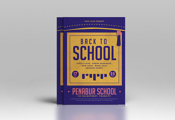 Back To School in Flyer Templates - product preview 3