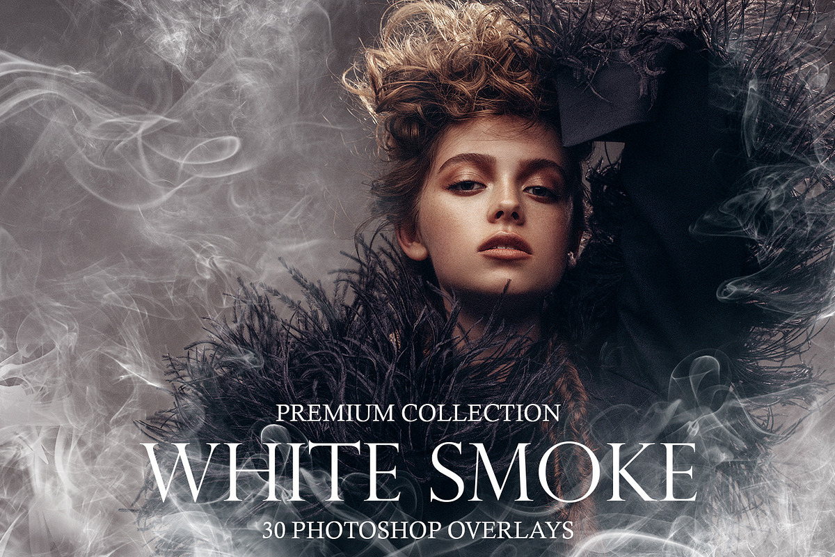 White Smoke Photoshop Overlays in Add-Ons - product preview 8