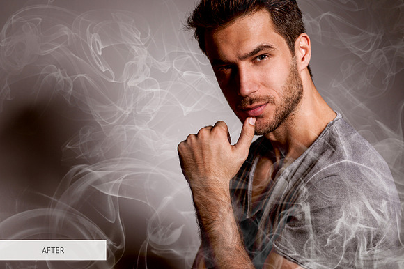 White Smoke Photoshop Overlays in Add-Ons - product preview 5