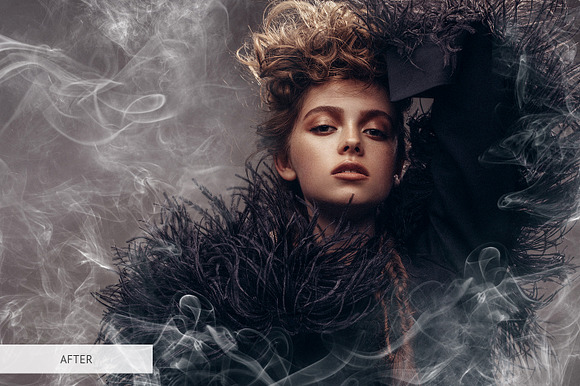 White Smoke Photoshop Overlays in Add-Ons - product preview 9
