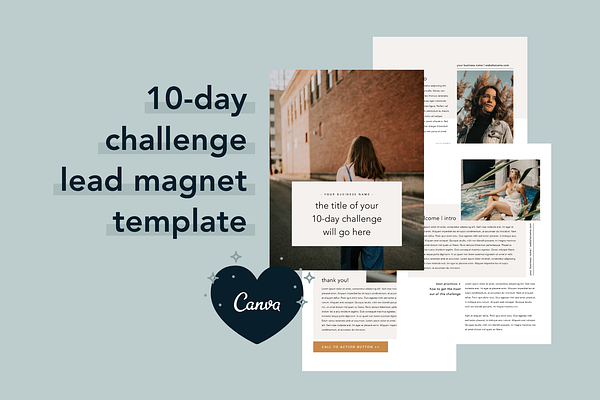 10 Day Challenge Lead Magnet | Canva