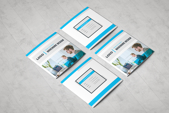 Creative Square Trifold Brochure in Brochure Templates - product preview 5