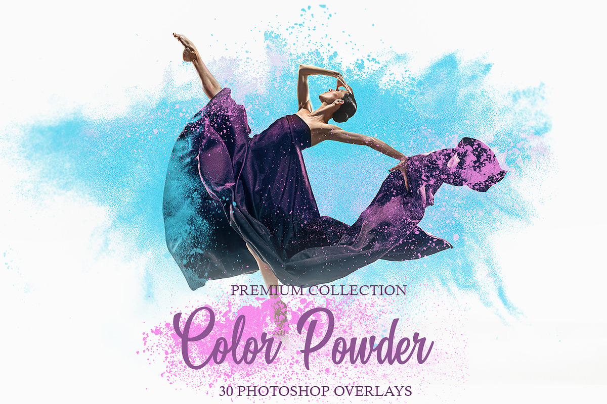 Color Powder Photoshop Overlays in Add-Ons - product preview 8