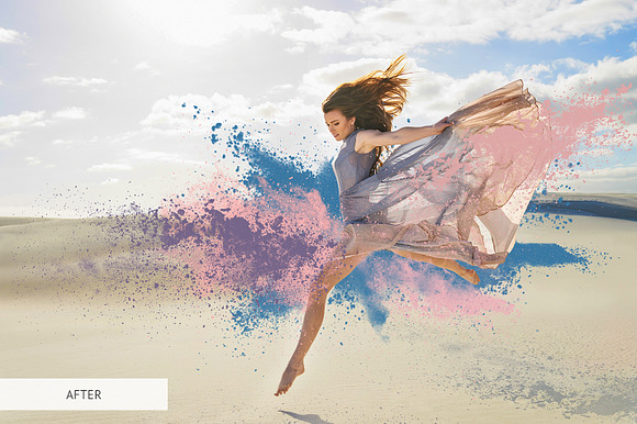 Color Powder Photoshop Overlays in Add-Ons - product preview 11