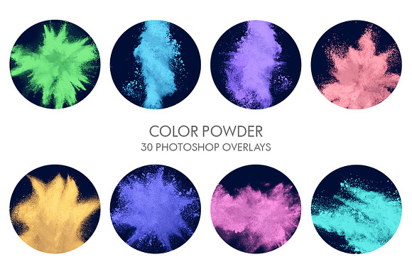 Color Powder Photoshop Overlays in Add-Ons - product preview 28