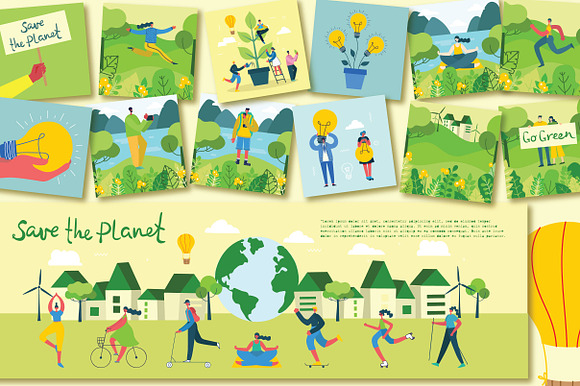 Save the planet in Illustrations - product preview 5