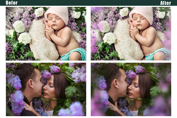 35 Lilac flower photo overlays, in Add-Ons - product preview 2