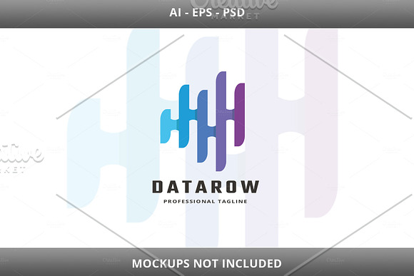 Data Row Logo in Logo Templates - product preview 2