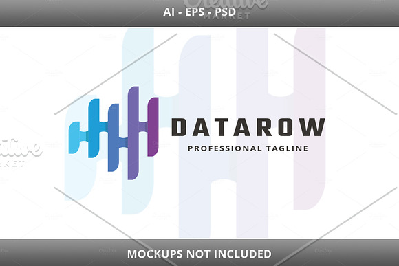 Data Row Logo in Logo Templates - product preview 3