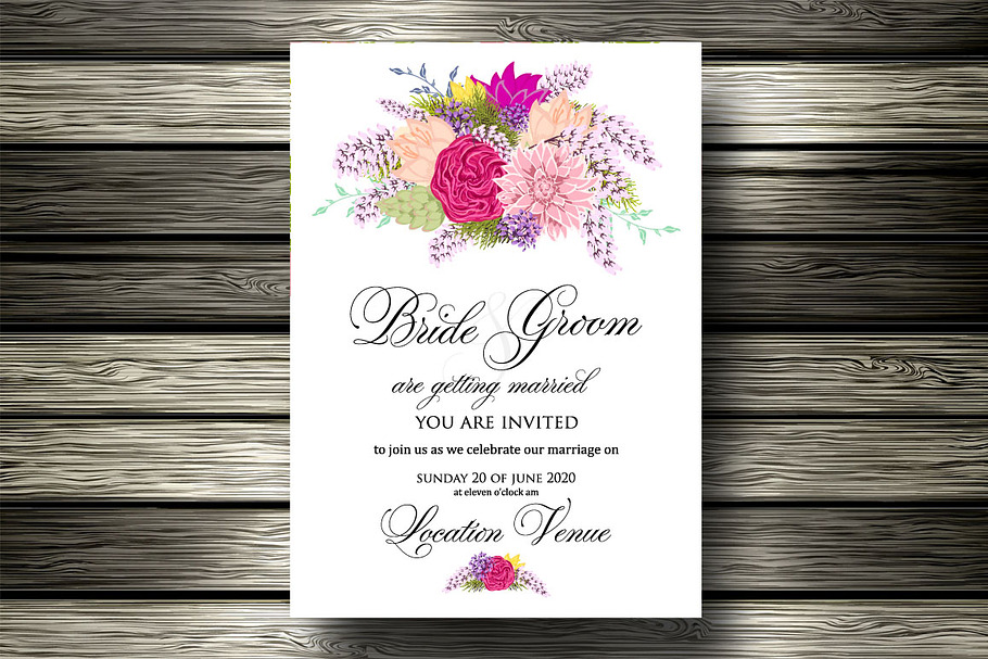 Wedding invitation in Wedding Templates - product preview 8