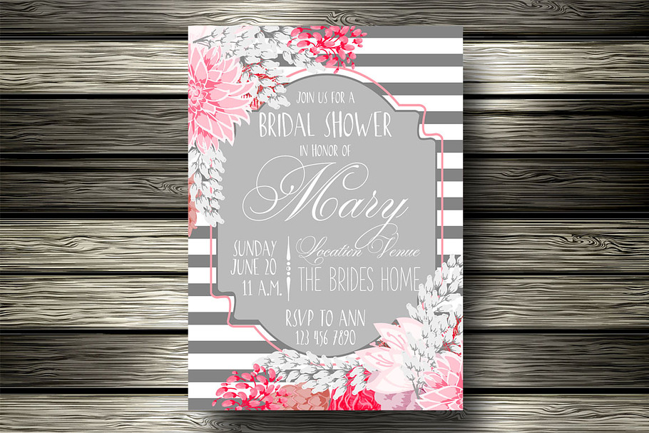 Wedding invitation in Stationery Templates - product preview 8