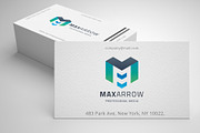 Max Arrow Letter M Logo