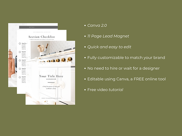 Canva 2.0 Lead Magnet/Welcome Packet in Magazine Templates - product preview 1