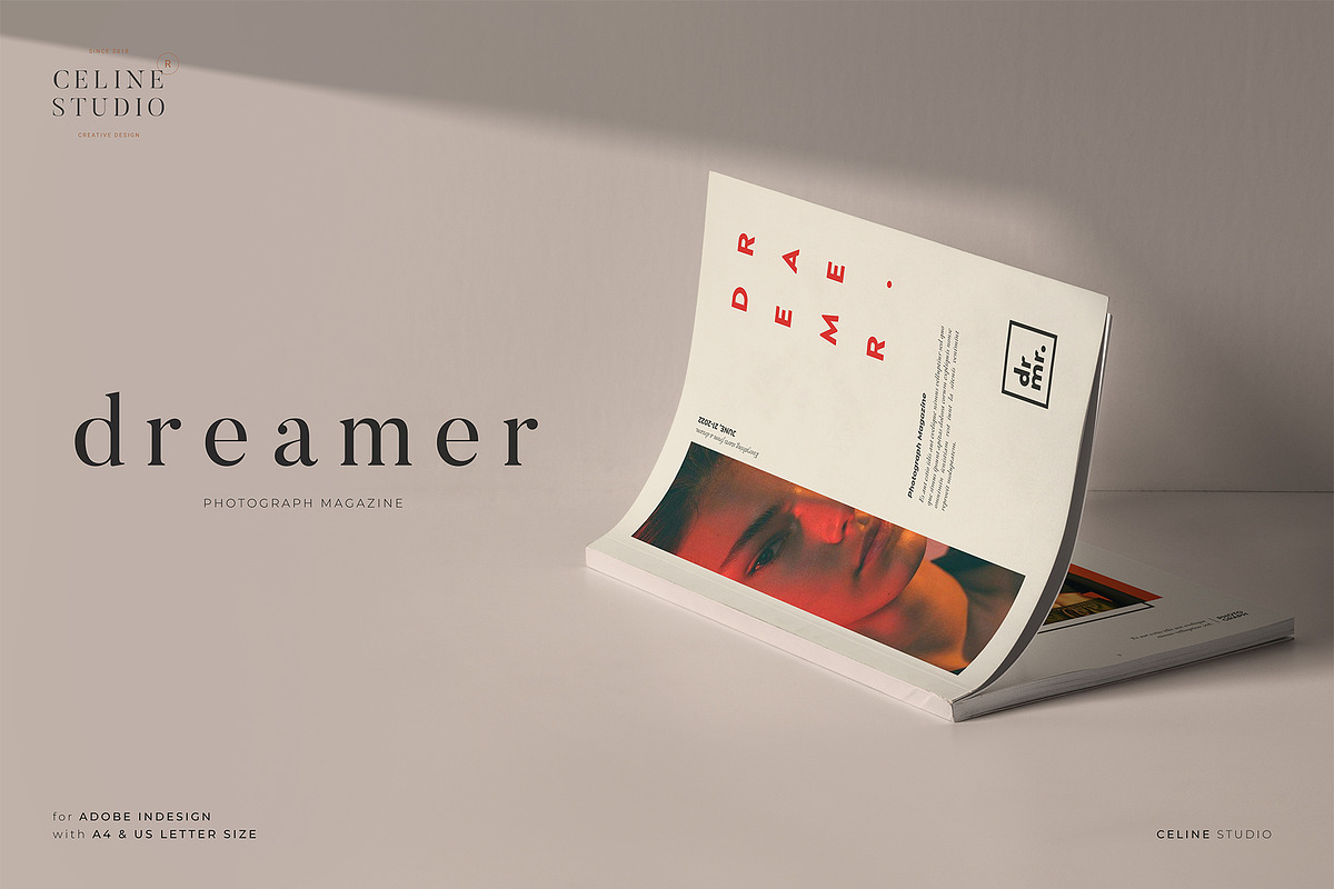 DREAMER Photograph Magazine in Magazine Templates - product preview 8