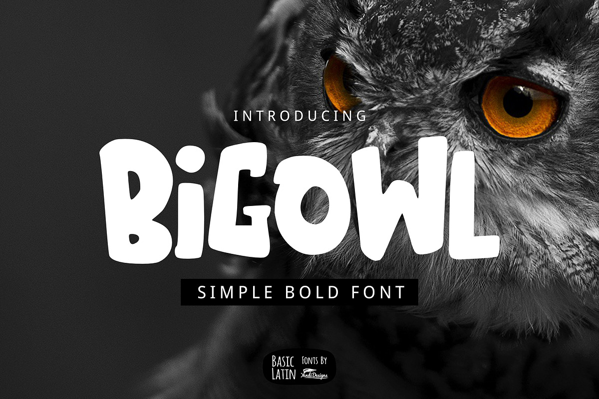 Big Owl Font in Display Fonts - product preview 8