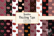 Dazzling Lips Digital Paper