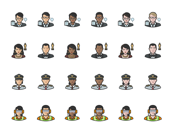 Diversity Avatars v2 - Volume 1 in Face Icons - product preview 1