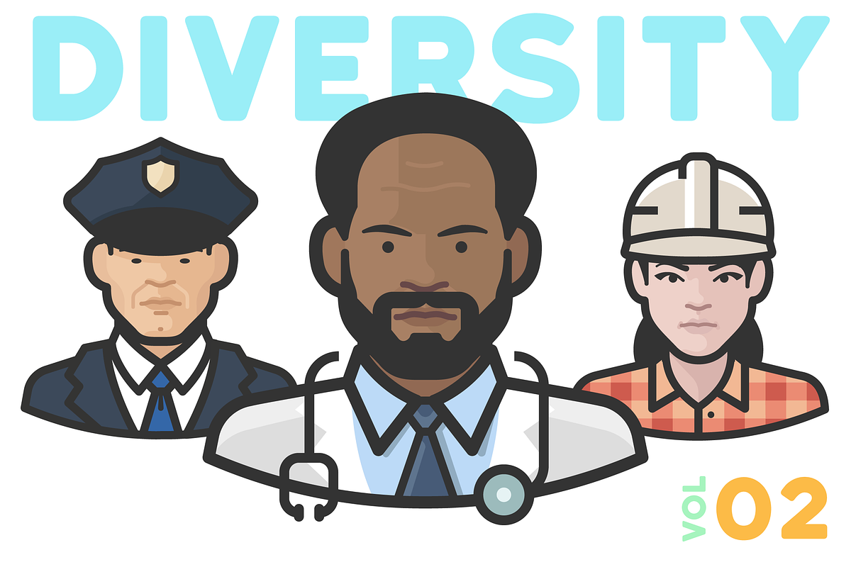Diversity Avatars v2 - Volume 2 in Face Icons - product preview 8