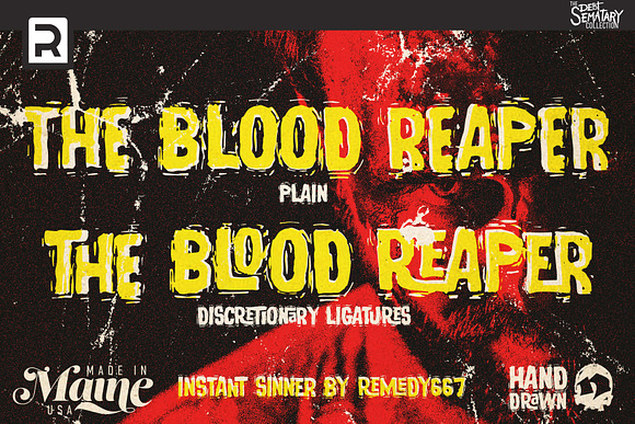 Instant Sinner in Scary Fonts - product preview 2