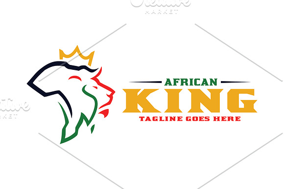 African King in Logo Templates - product preview 3