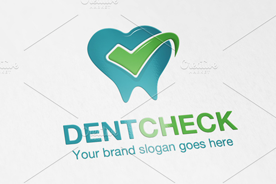 Dental Check Logo in Logo Templates - product preview 8