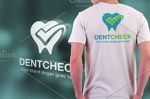 Dental Check Logo in Logo Templates - product preview 2