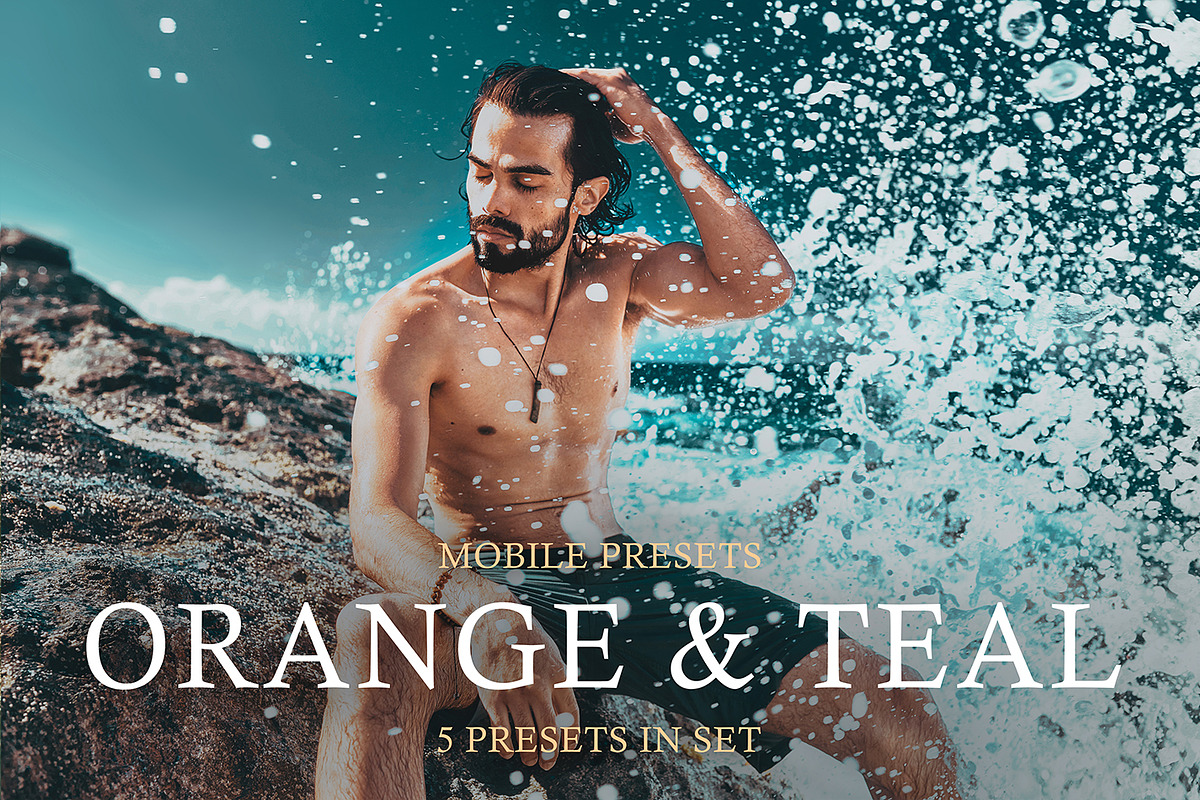 Orange and Teal Mobile Presets in Add-Ons - product preview 8