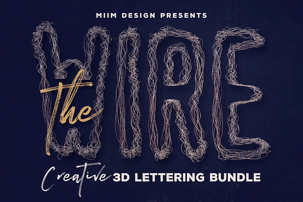 The Wire – 3D Lettering