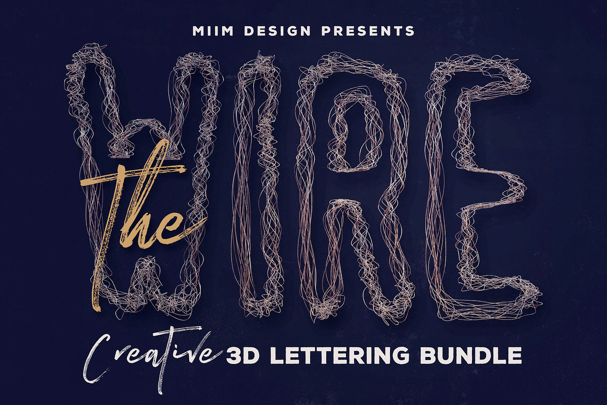 The Wire – 3D Lettering in Graphics - product preview 8