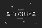 Vector Alphabet. Bones