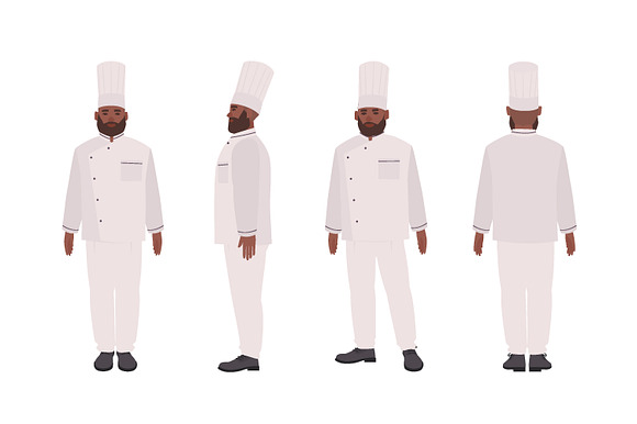 Chef and cook set in Illustrations - product preview 3