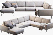 Carlton corner sofa 3d model