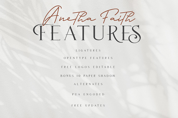 Anetha Faith Signature Font Duo in Serif Fonts - product preview 15