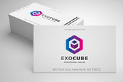 Exotic Cube Letter E Logo