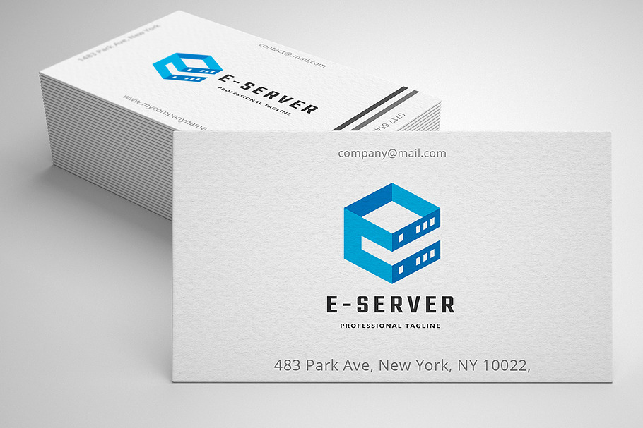 Letter E-Server Logo