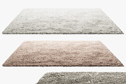 Carpets with long nap 3d model