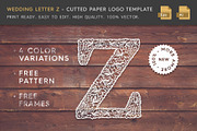 Wedding Letter Z Logo Template