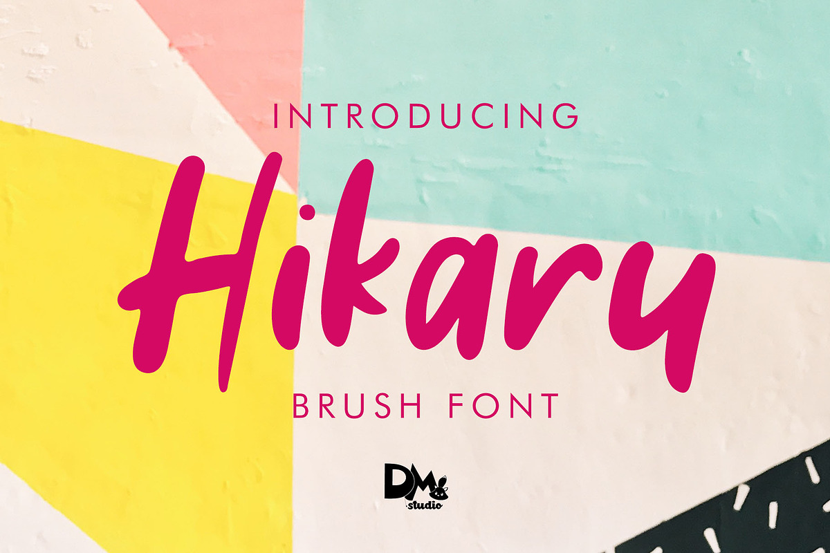 Hikaru - Brush Font in Display Fonts - product preview 8