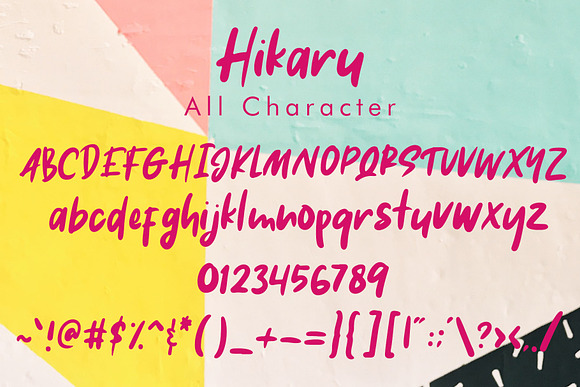 Hikaru - Brush Font in Display Fonts - product preview 5