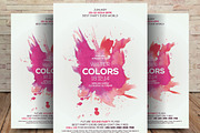 Minimal Colors Flyer Template