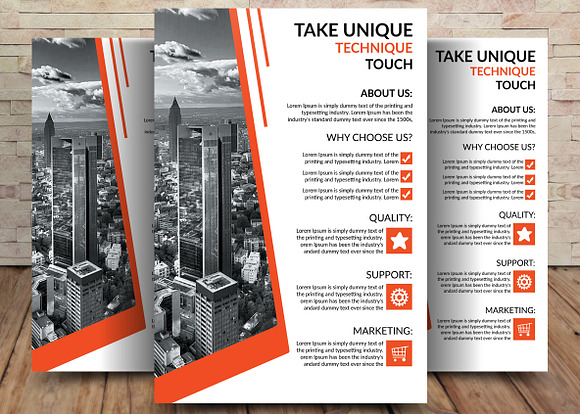 3 Creative Business Flyers Bundle in Flyer Templates - product preview 1