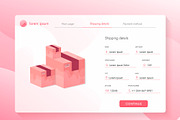 Ui store shipping, payment web page