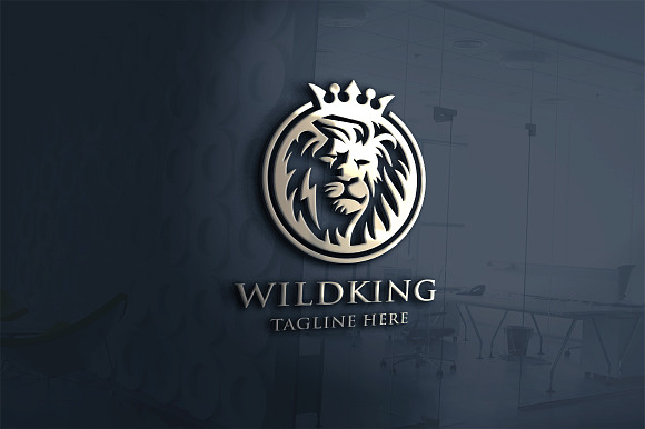 Wild King Logo in Logo Templates - product preview 2