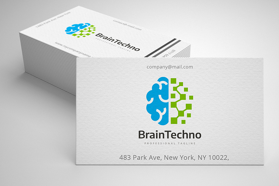 Brain Technology Logo in Logo Templates - product preview 8