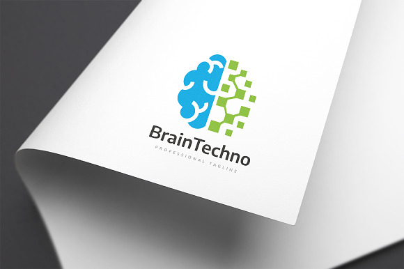 Brain Technology Logo in Logo Templates - product preview 1