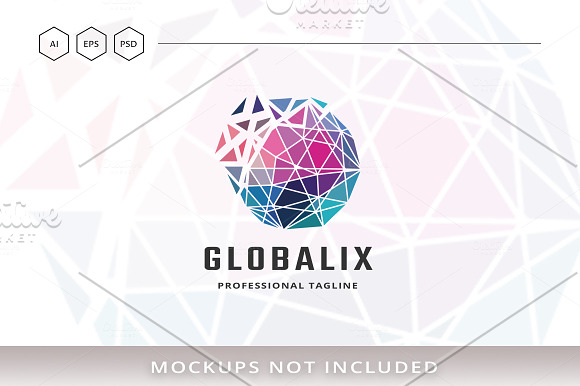 Globalix Logo in Logo Templates - product preview 3